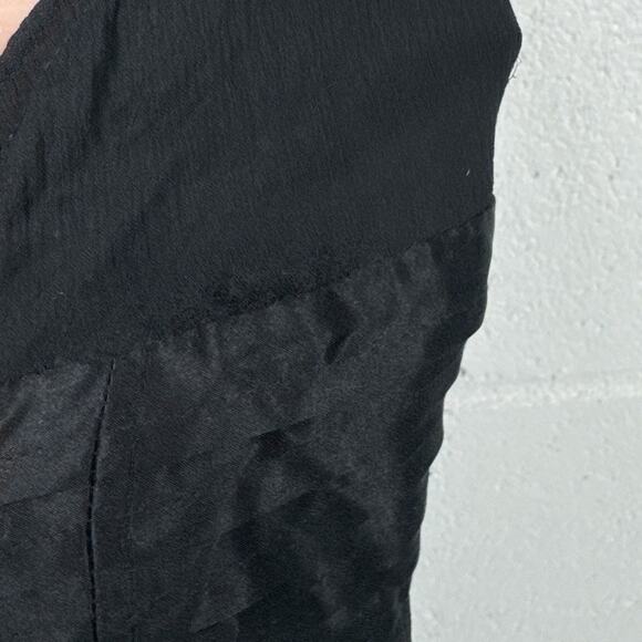 Vintage Max Azria Y2K Silk Fairy Grunge Midi Dress Womens 4 Whimsy Goth Vamp - Picture 14 of 16